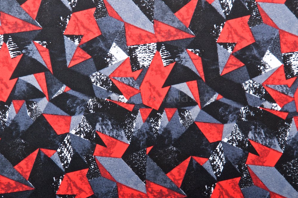 Abstract Print (Red/Black/Multi)