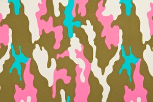 Camouflage Print (Olive/Pink/White/Blue)