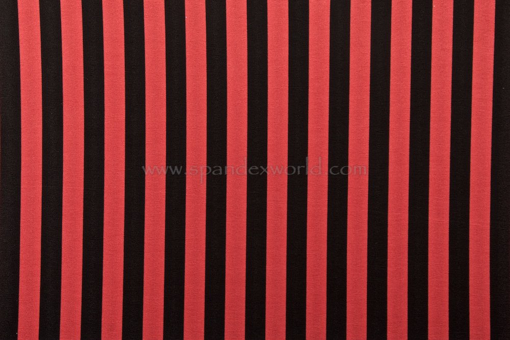 Printed Stripes (Burgundy/Black)