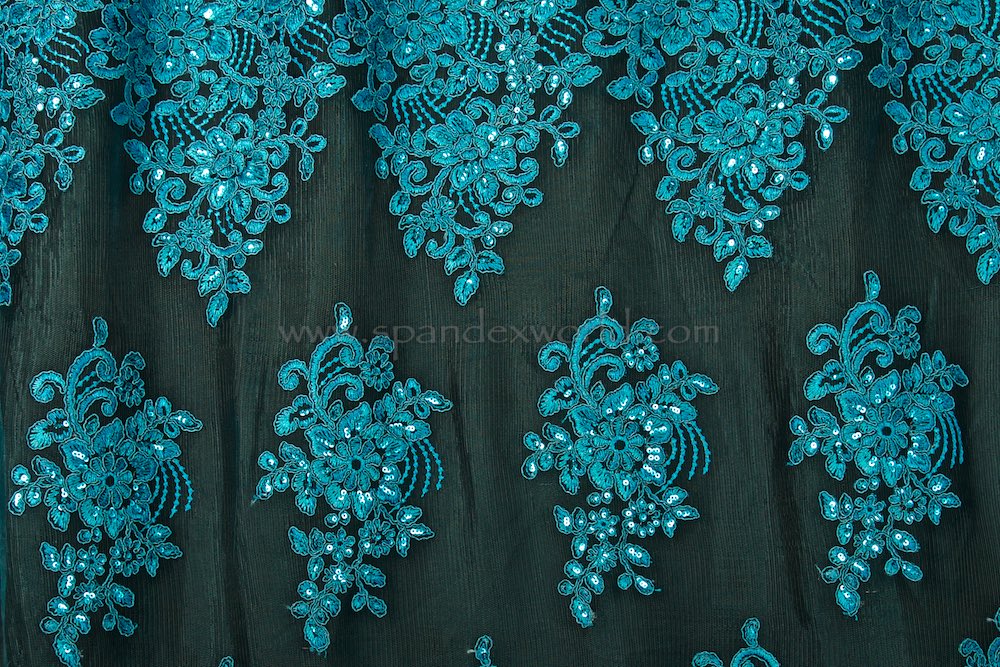 Non Stretch Sequins (Teal)