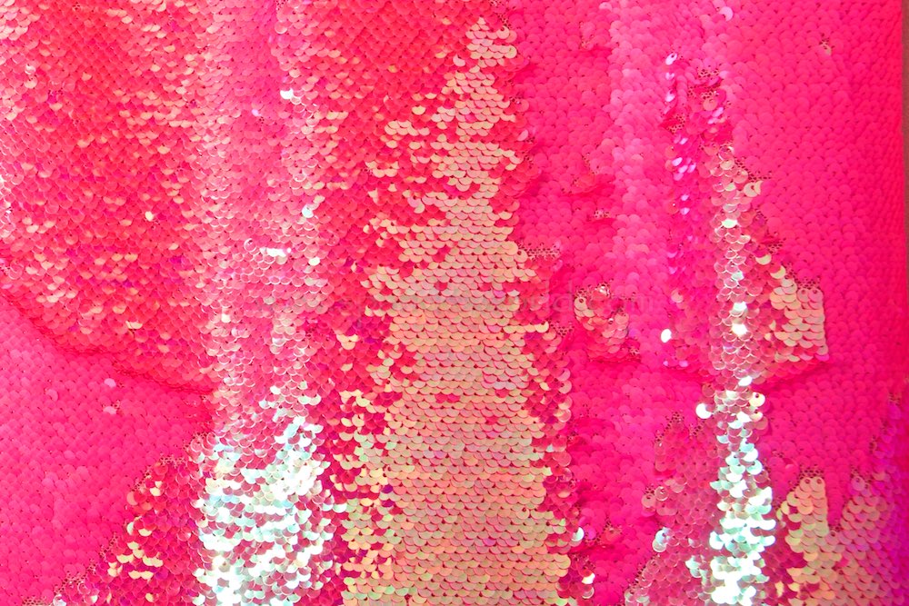 Reversible Sequins (Hot Pink/ Pearl)