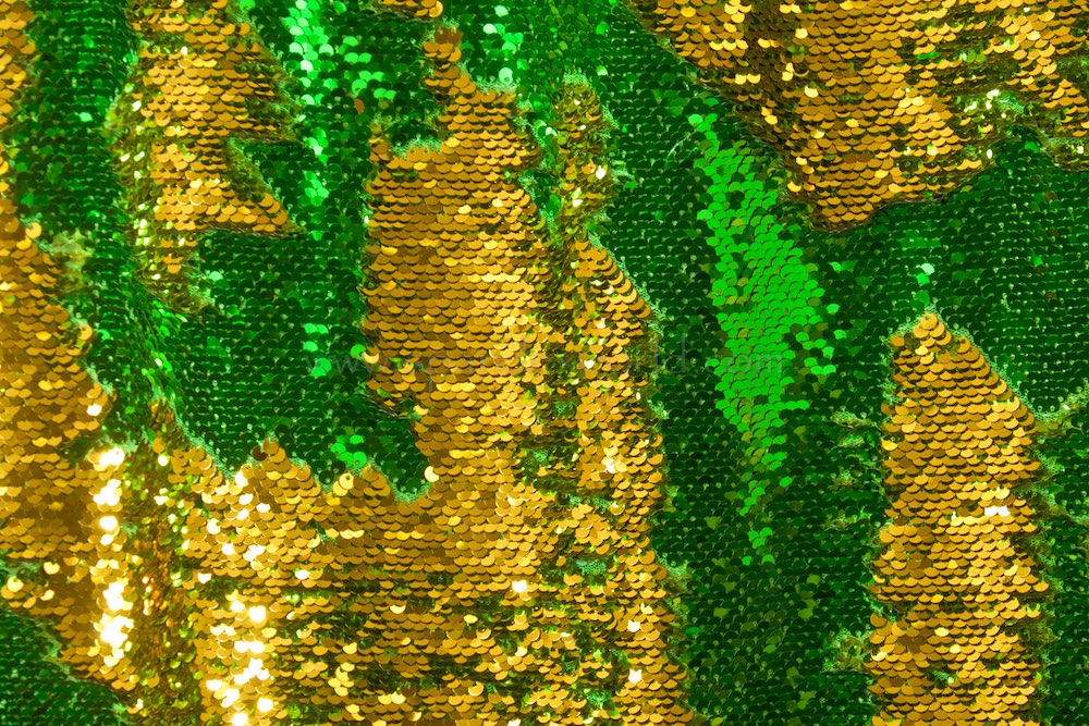Reversible Sequins (Kelly/Gold)