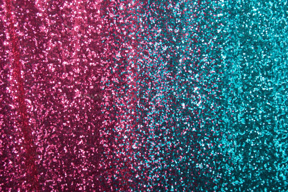 Non Stretch Sequins (Fuchsia/Turquoise Ombre)