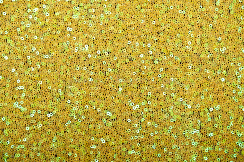 Stretch Sequins (Bright Yellow/Yellow)