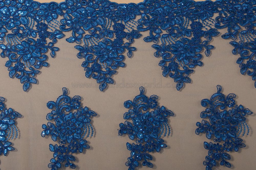 Non Stretch Sequins(Royal Blue/Royal Blue) 