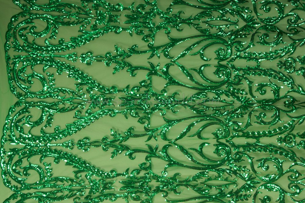 Non Stretch Sequins (Kelly Green/Kelly Green)