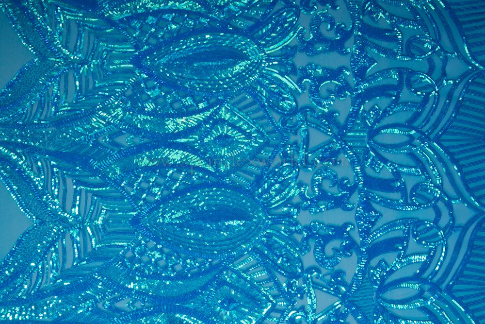  Stretch Sequins (Ocean Blue/Ocean blue)