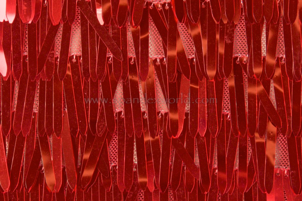  Stretch Sequins (Red/Red Pearl)