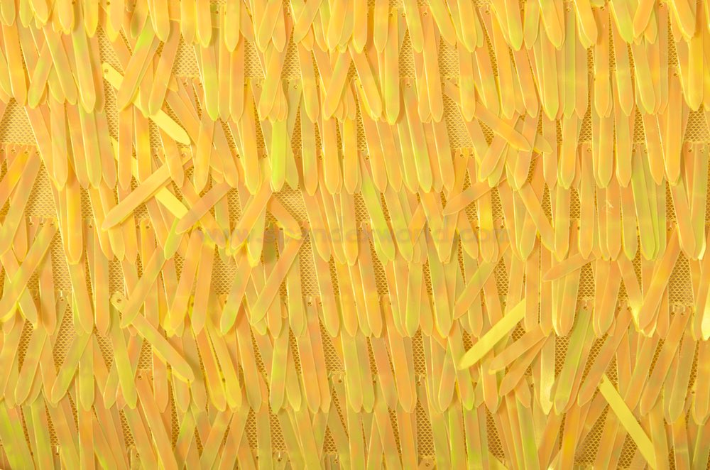  Stretch Sequins (Yellow/Yellow Pearl)