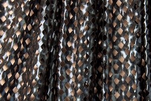 Metallic pattern spandex (Black)