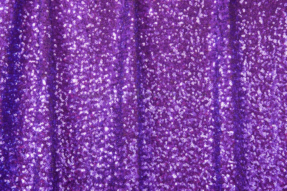 Non-Stretch Sequins(Purple/Purple)