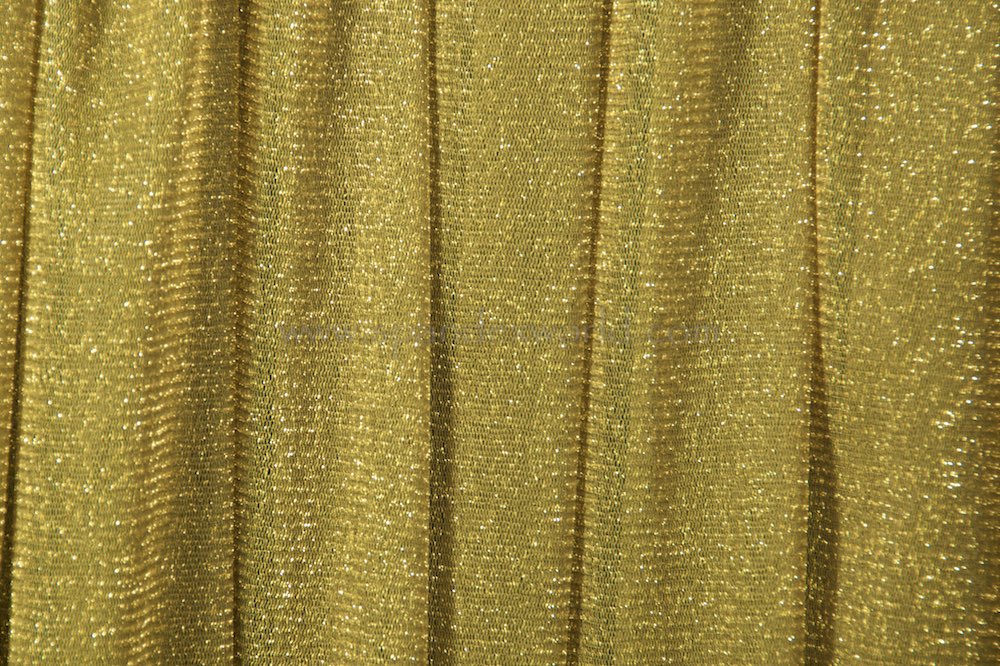 Glitter/Pattern Mesh(Olive/Gold)