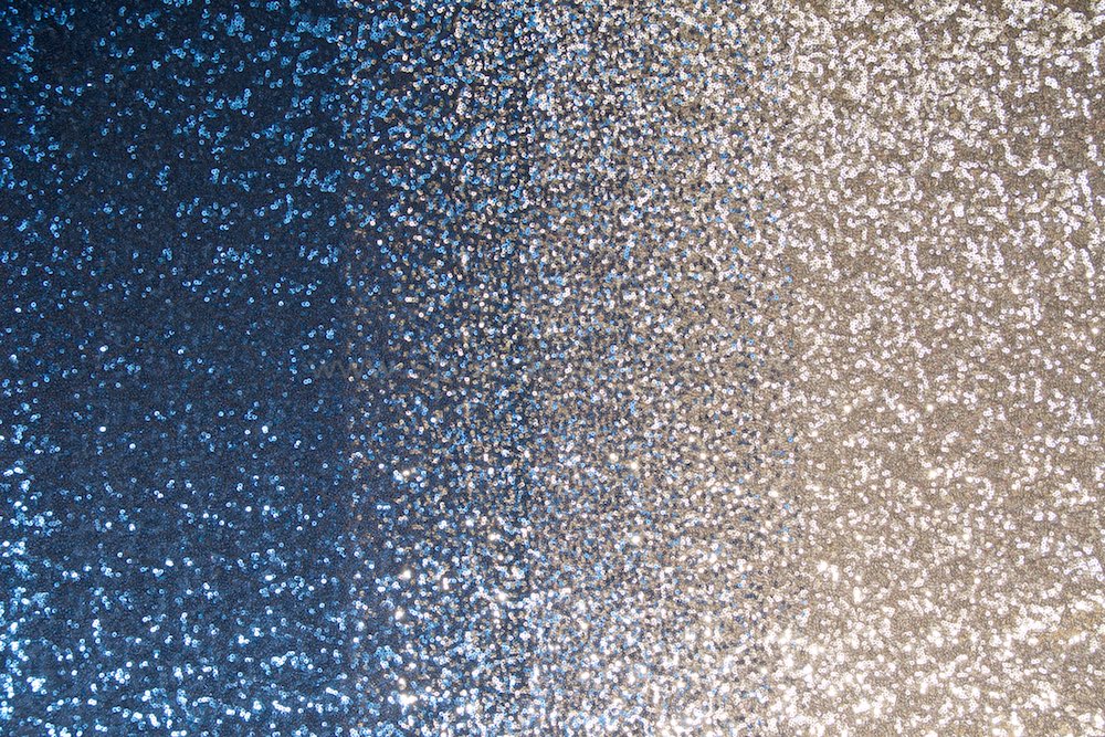 Non Stretch Sequins (Navy Blue/Gold Ombre)