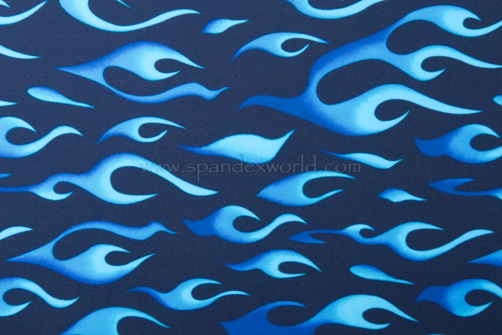 Abstract Print (Black/Blue)