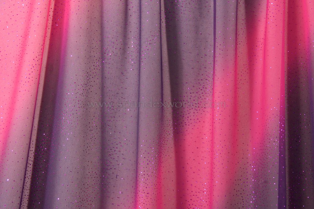 Sheer Glitter/Pattern(Magenta/Hot Pink/Black)