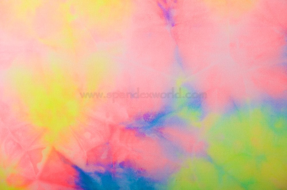 Tie dye spandex (Yellow/Lemon/Blue/Baby Pink/Green/Multi)