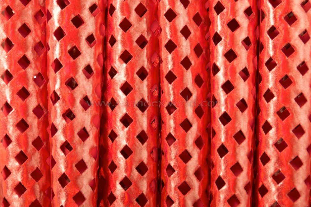Metalic pattern spandex (Red)