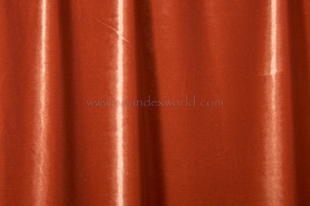 Stretch Solid Velvet (Copper)