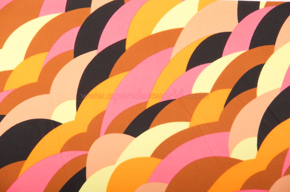Abstract Prints (Hot Pink/Orange/Brown/Multi)