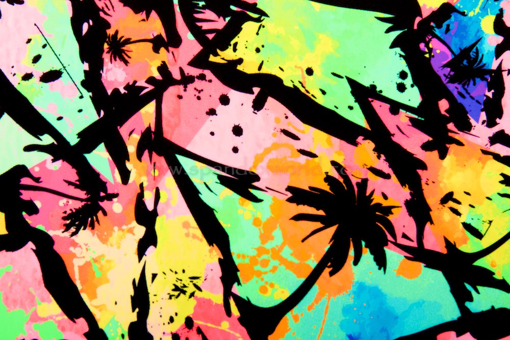 Abstract Prints (Black/Neon Green/Pink/Multi)