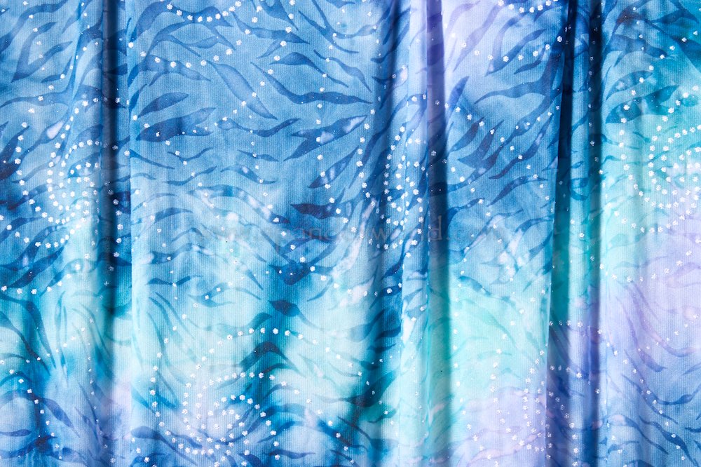 Sheer Glitter/Pattern(Light Blue/Light Mint/Multi)