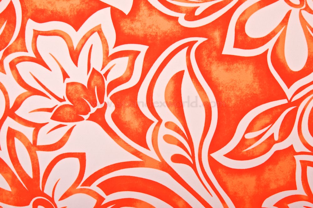 Floral prints (Orange/Off White)
