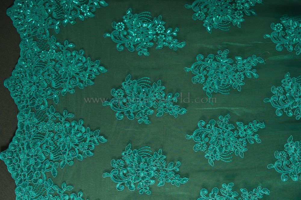 Non Stretch Sequins(Green/Green)