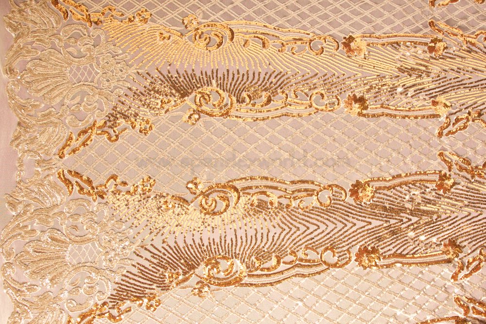 Stretch Sequins (Nude/Gold/Gold/Light Gold)