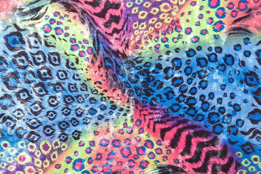 Peacock Pattern Velvet (Black/Blue/Pink/Multi)