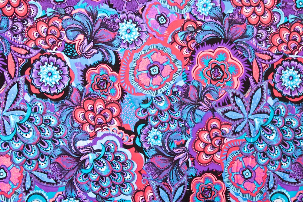 Floral Prints (Aqua/Pink/Purple/Multi)