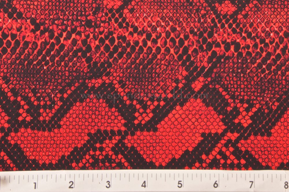 red snake skin texture