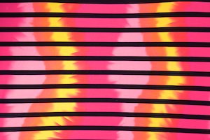 Printed Stripes (Black/Pink/Yellow/Multi)