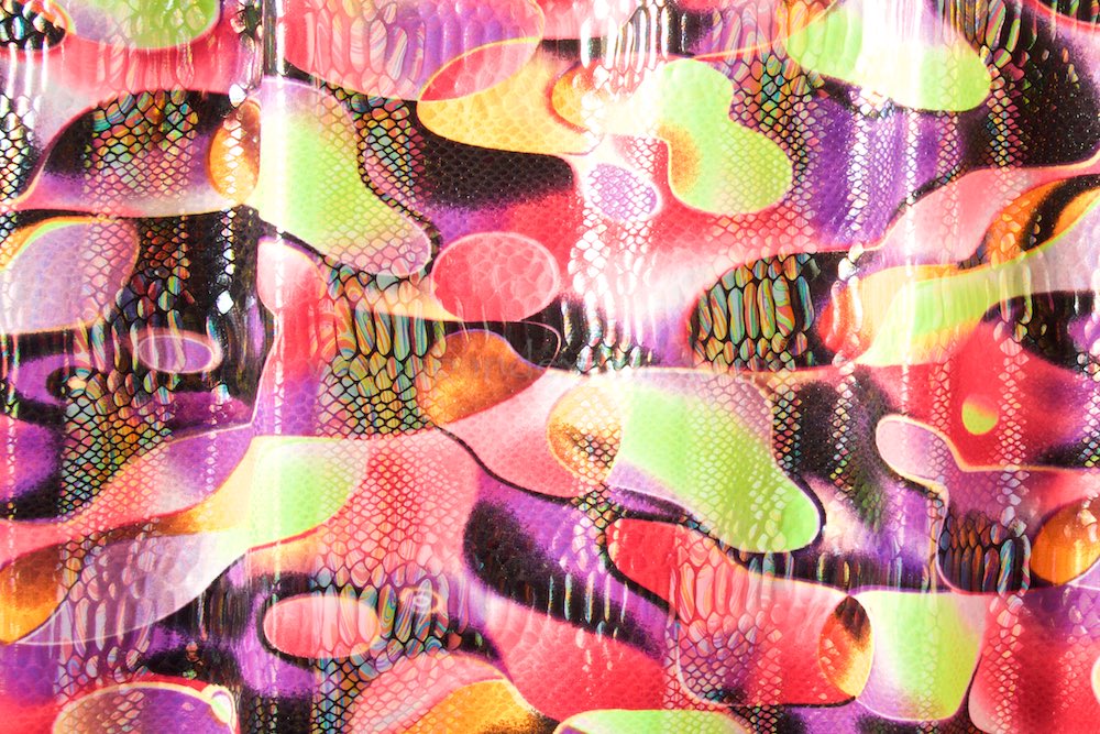 Pattern/Abstract Hologram (Lavender/Pink/Orange/Multi)