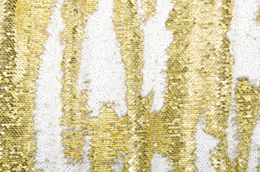 Reversible Sequins(White/Gold)