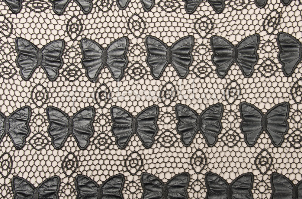 Novelty Spandex (Butterfly Lace)