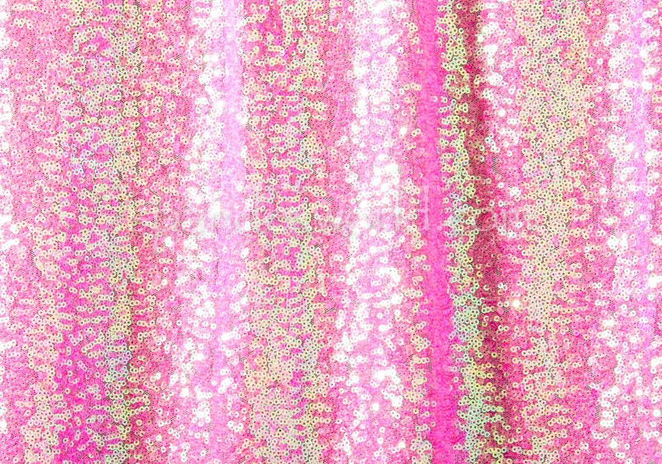 Non-Stretch Sequins (Hot Pink/Pearl)