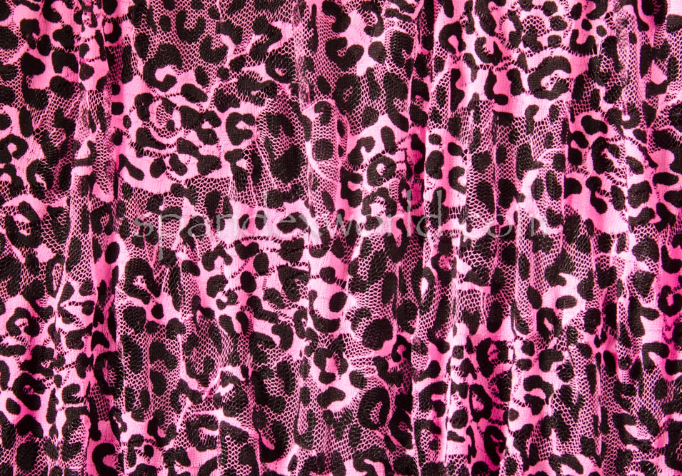 Stretch Lace (Black/Pink)
