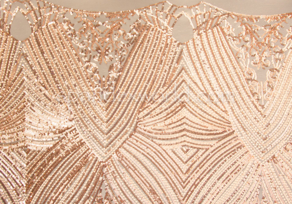 Stretch Sequins (Blush/Nude)