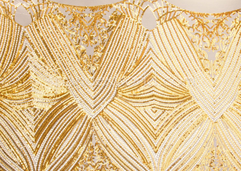 Stretch Sequins (Gold/Gold)