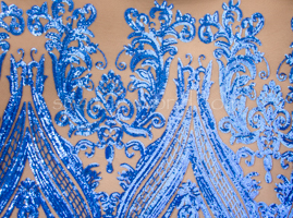 Stretch Sequins (Royal Blue/Royal blue)