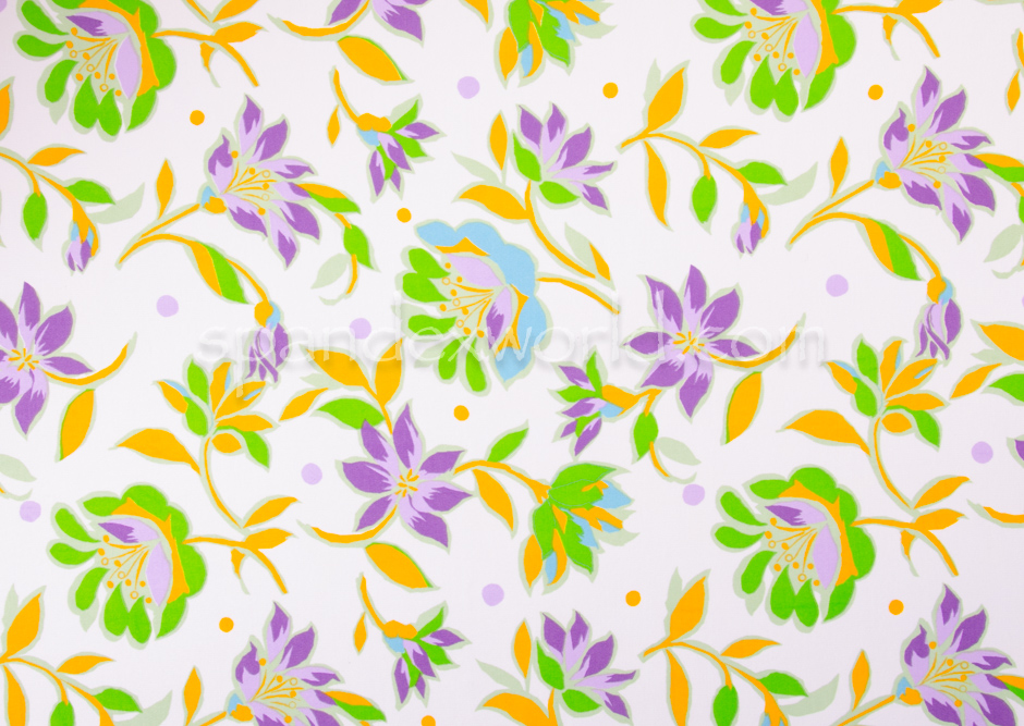 Floral Prints  (White/Green/Purple/Multi)