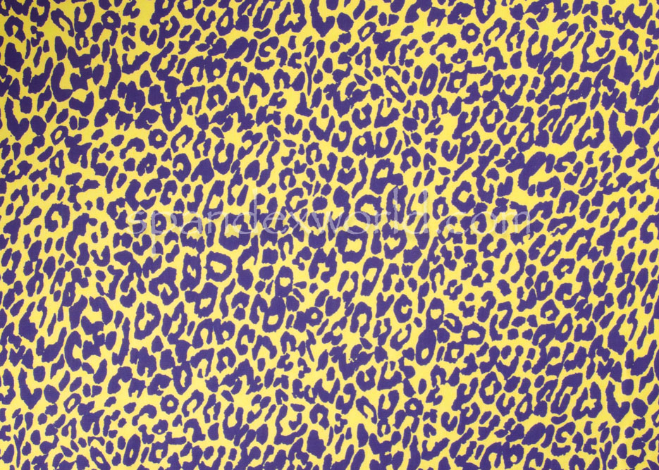 Animal Print (Yellow/Navy Blue)