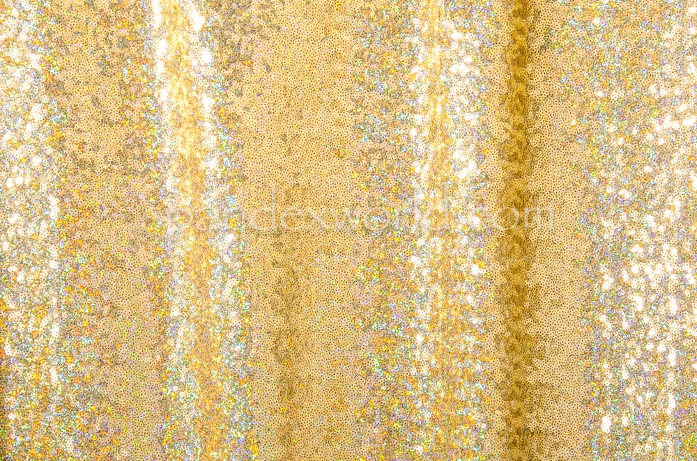 Stretch Sequins (Gold/Gold Holo)