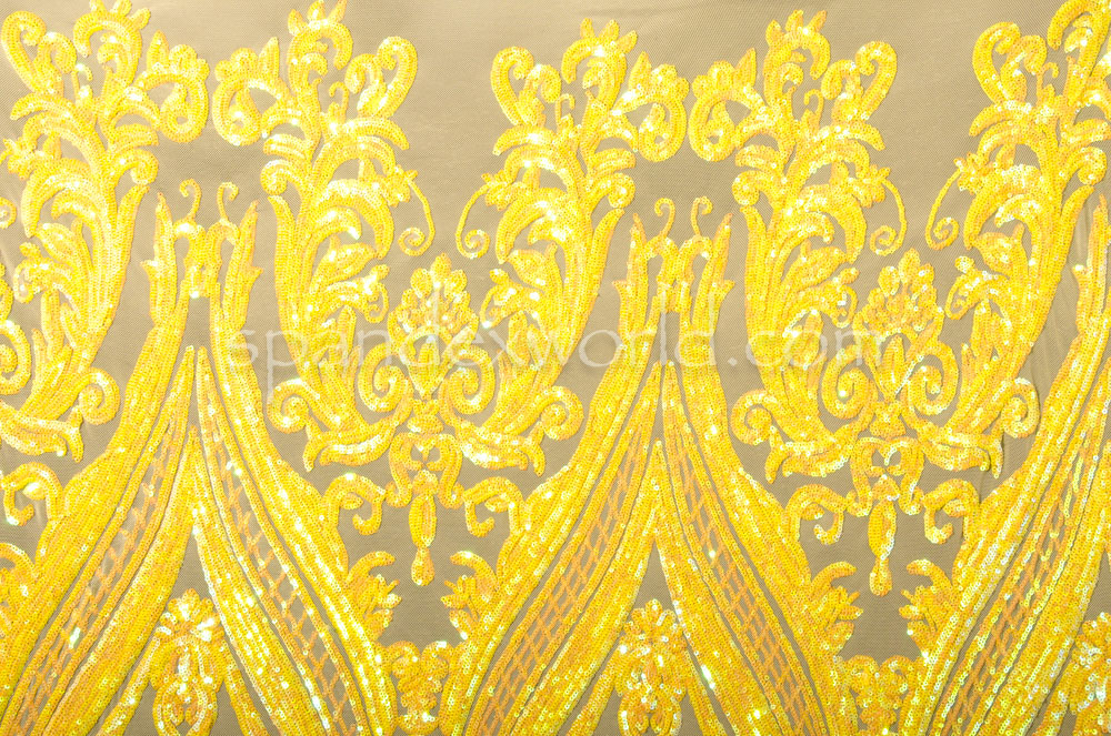  Stretch Sequins (Yellow/Yellow)