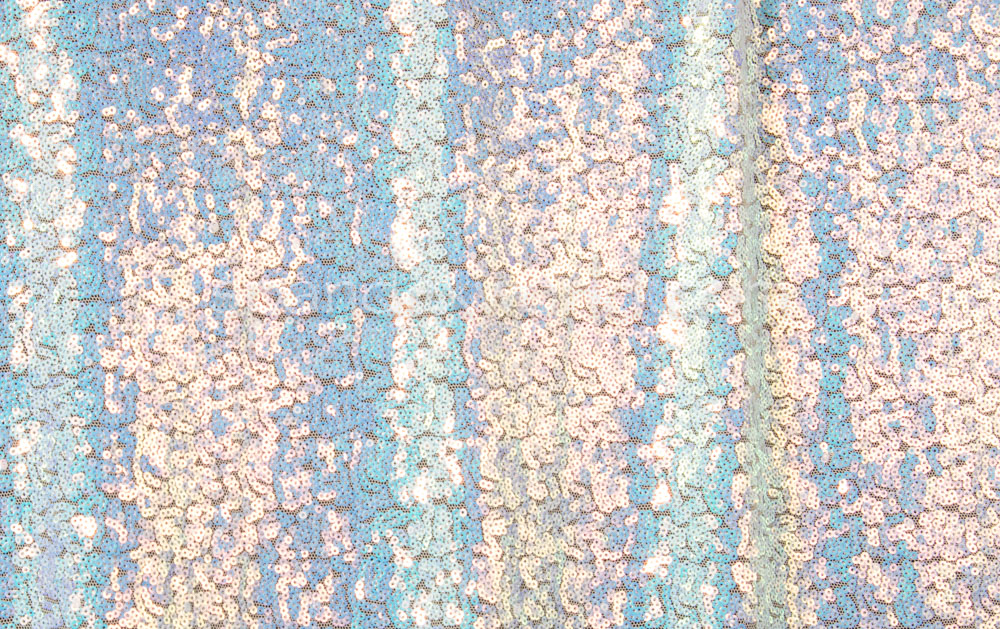 Stretch Sequins (Nude/Blue Pearl)