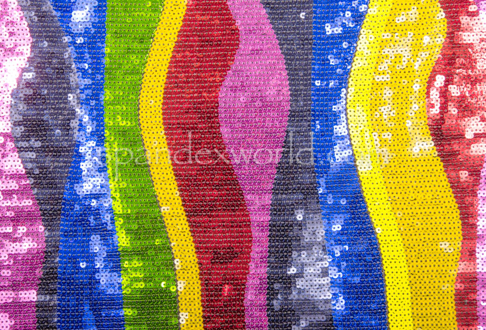 Non-Stretch Sequins (Green/blue/Yellow/Multi)