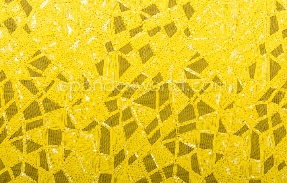  Stretch Sequins (Yellow/Yellow)