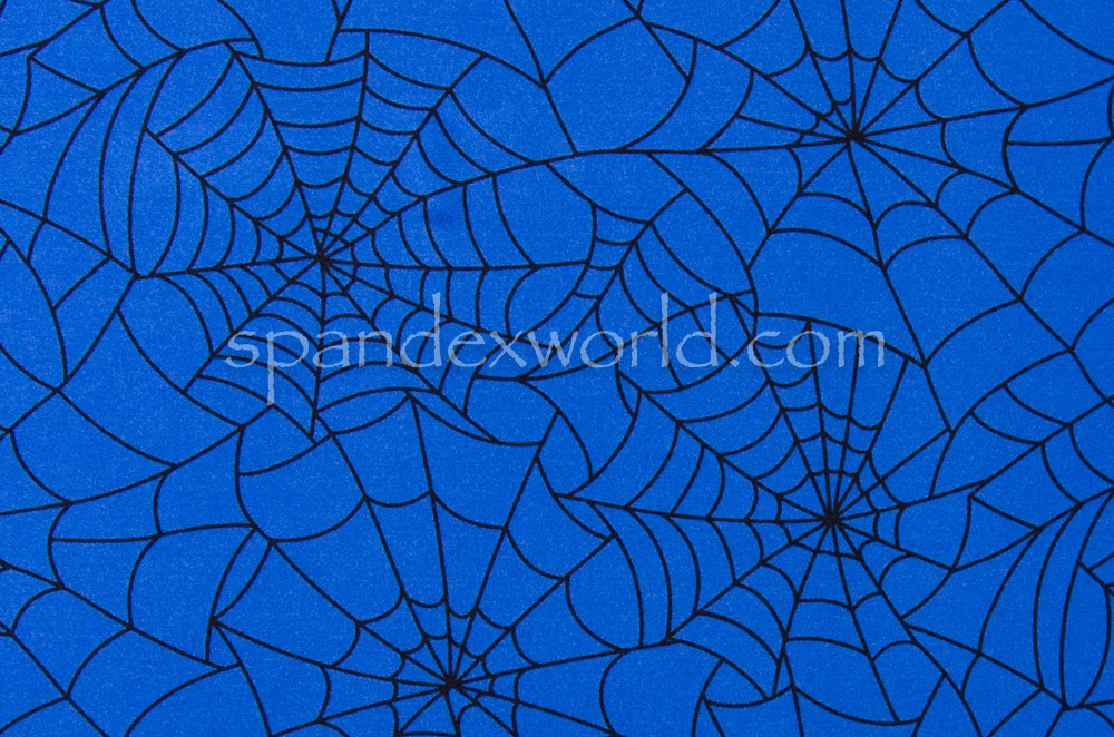 Spider  Prints  (Royal/Black)