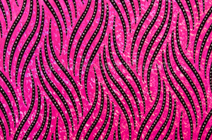 Pattern Abstract  Hologram (Fuchsia/Black/Fuchsia)