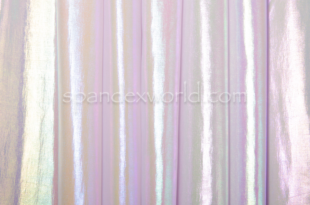 Iridescent Metallic (White/Rainbow)